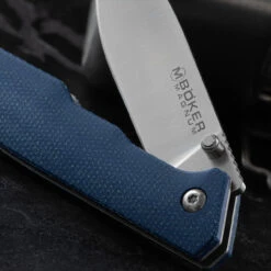 Magnum Deep Blue Canvas Folding Knife