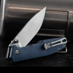 Magnum Deep Blue Canvas Folding Knife -Outdoor Equipment Store 01SC714.3 84279.1693831655