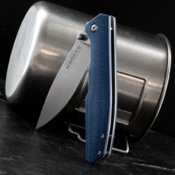 Magnum Deep Blue Canvas Folding Knife -Outdoor Equipment Store 01SC714.4 51374.1693831655