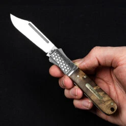 Andre De Villiers Gambler Burlwood NLA Folding Knife -Outdoor Equipment Store ADV GAMB WOOD NLA 74337.1672843737.1280.1280 92967.1672844613