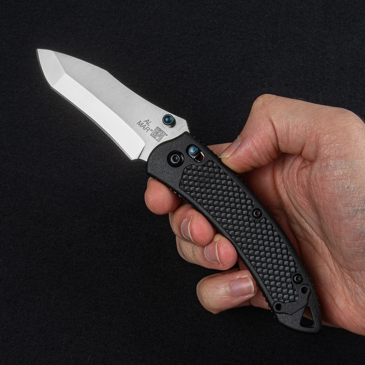 Al Mar Payara Black Folding Knife 3 Al Mar Payara Black Folding Knife - Image 3