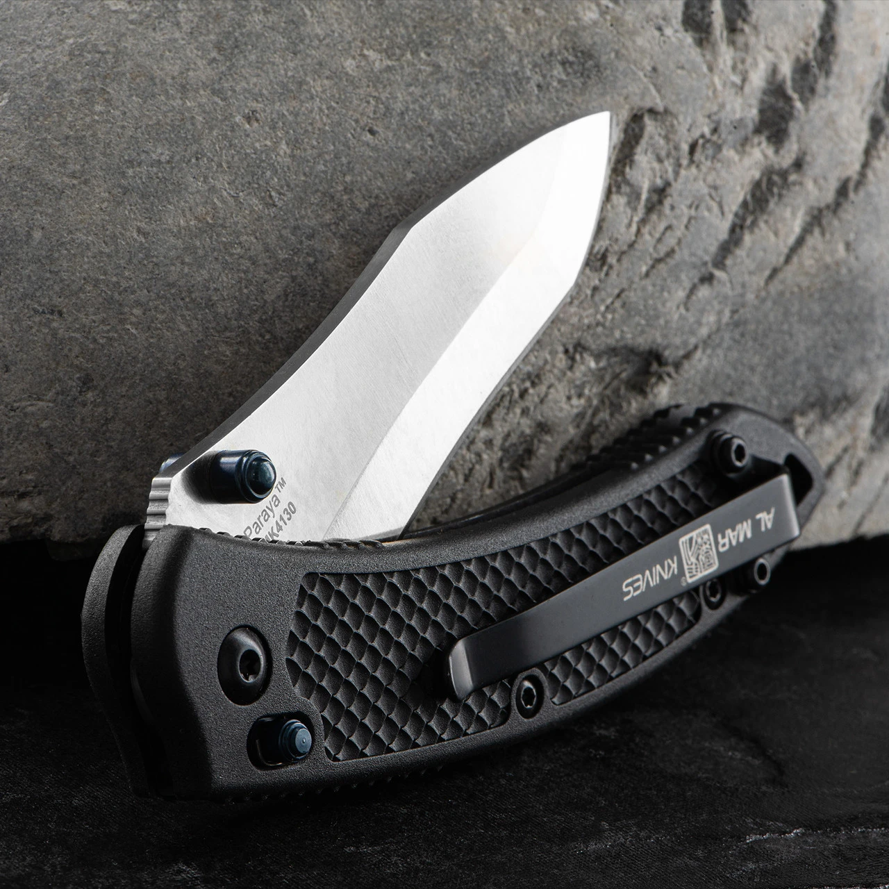 Al Mar Payara Black Folding Knife 5 Al Mar Payara Black Folding Knife - Image 5