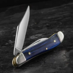 Case Peanut Blue Pearl Folding Knife -Outdoor Equipment Store CA23446.3 41927.1688044600