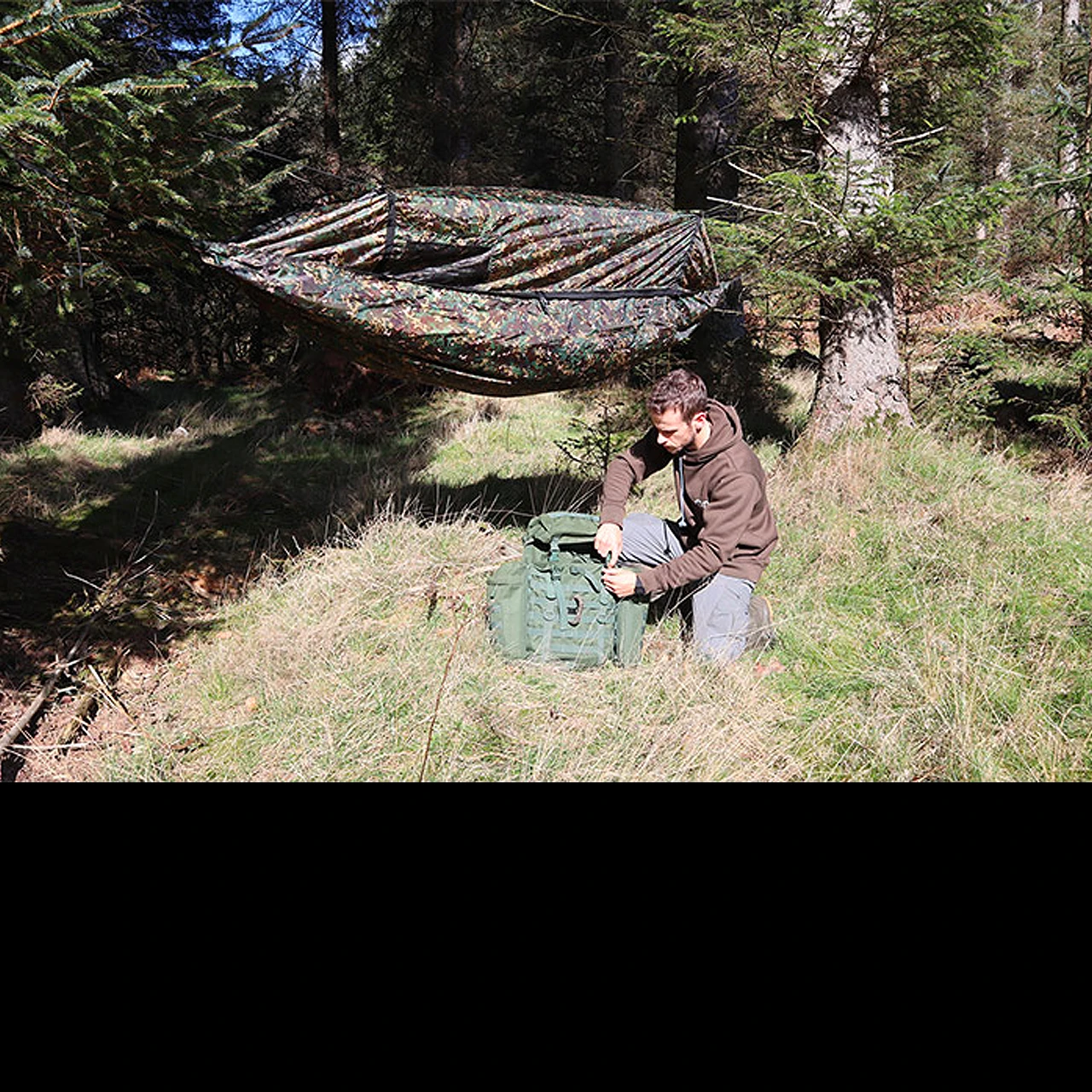 DD Hammocks Nest Hammock Multi-Cam 1 DD Hammocks Nest Hammock Multi-Cam