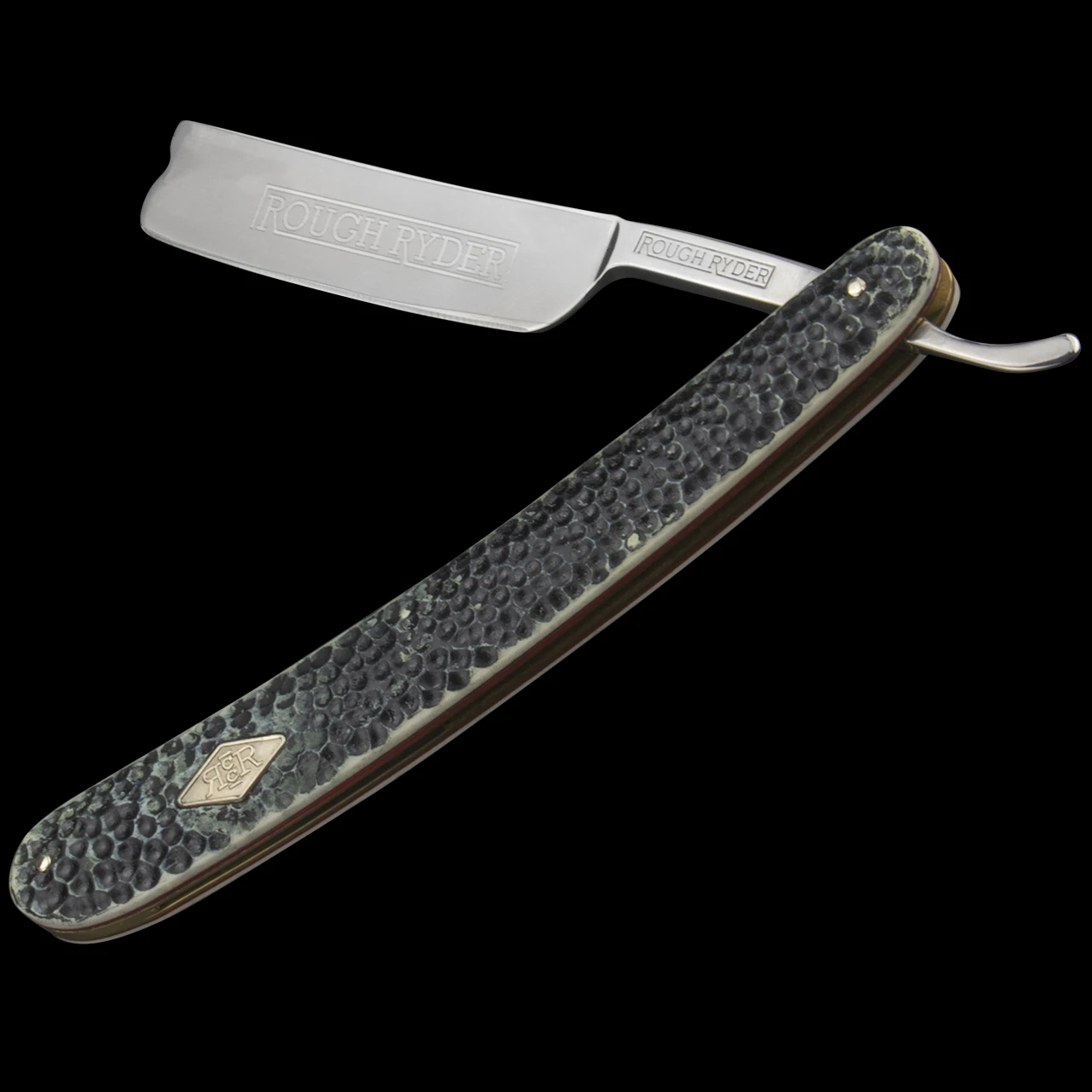 Rough Rider Straight Razor Buckshot Bone 1 Rough Rider Straight Razor Buckshot Bone