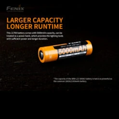 Fenix ARB-L21-5000U - USB 21700 Battery 10 Fenix ARB-L21-5000U - USB 21700 Battery -Outdoor Equipment Store FENIX ARB L21 500U.1 42280.1667922553