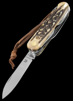 Fox Multipurpose Pocket Knife Stag 8 9 Fox Multipurpose Pocket Knife Stag 8 -Outdoor Equipment Store FOX 226 8 SCE02 89842.1678276553