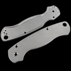 Titech Spyderco PM2 Stone Washed Titanium Scales 7 Titech Spyderco PM2 Stone Washed Titanium Scales -Outdoor Equipment Store HH SC SW P2 02613.1635785471