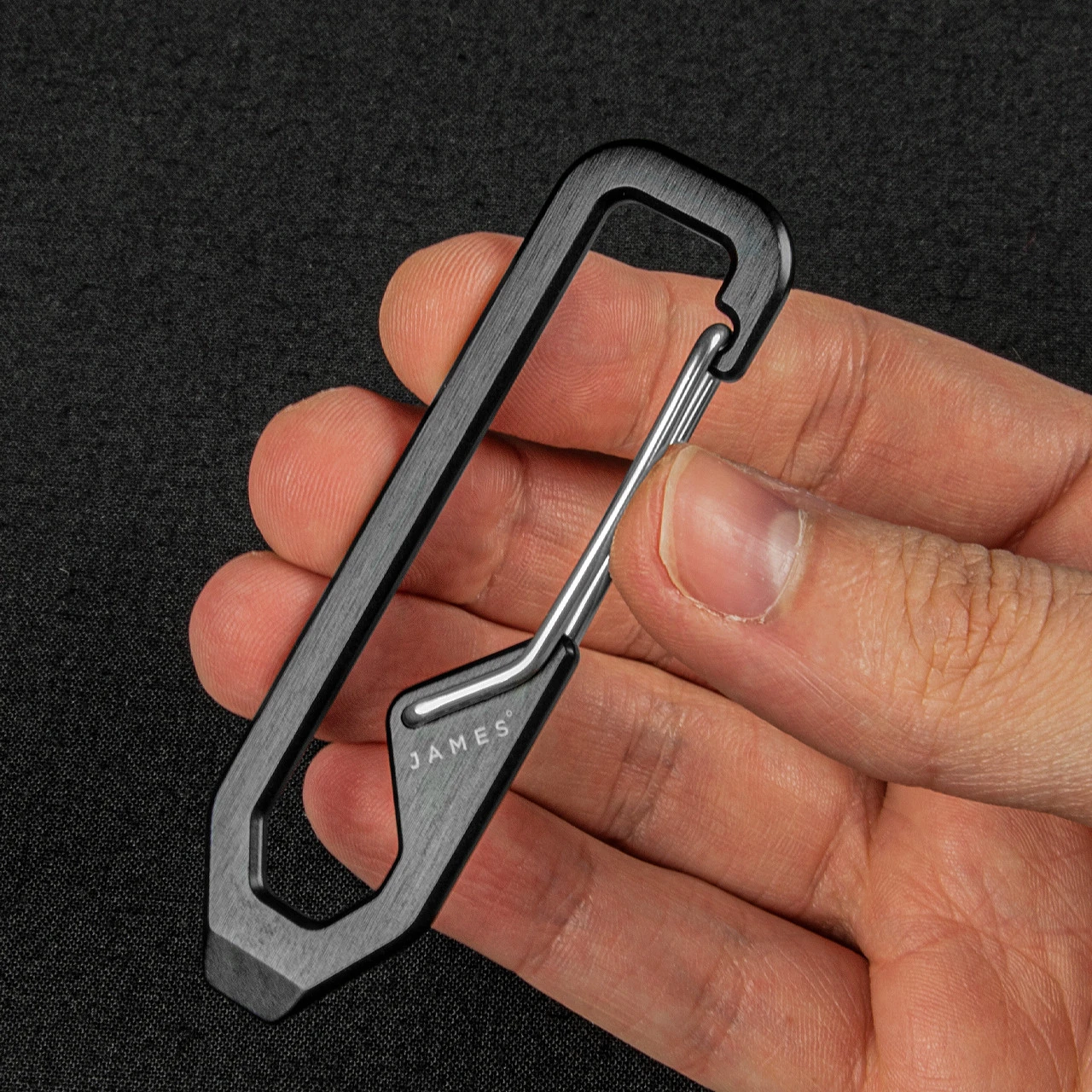 James Holcombe Carabiner Black 2 James Holcombe Carabiner Black - Image 2