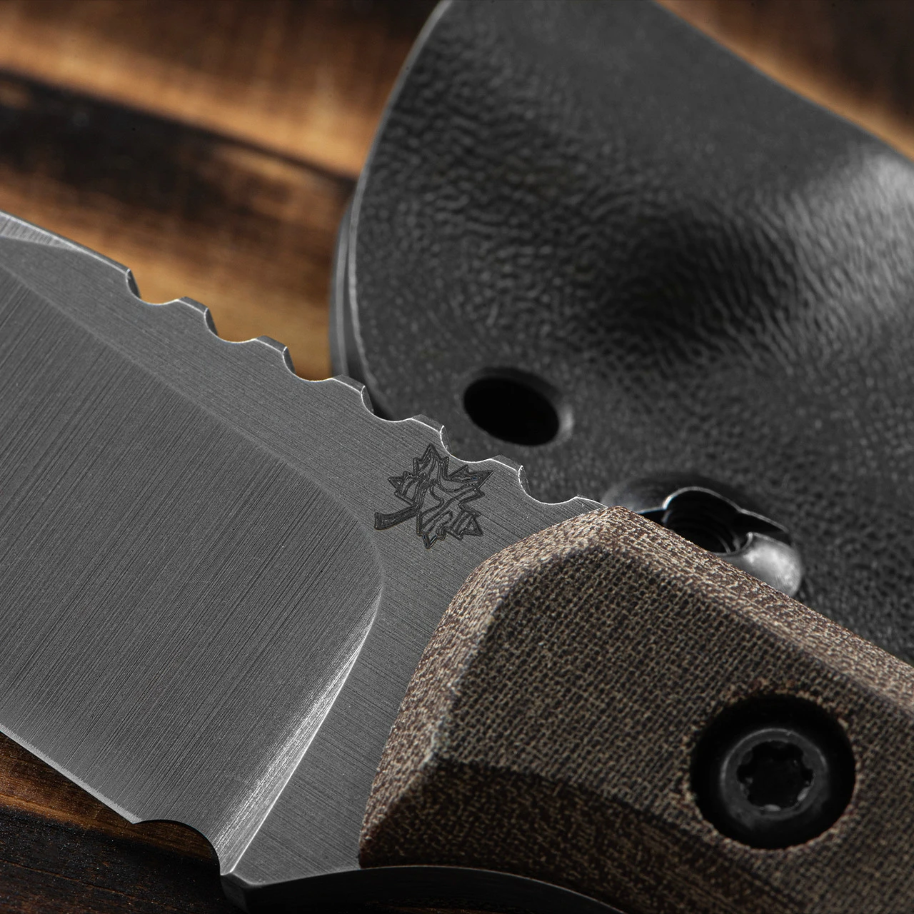 JWK Small Meridian Field Knife - Brown 6 JWK Small Meridian Field Knife - Brown - Image 6