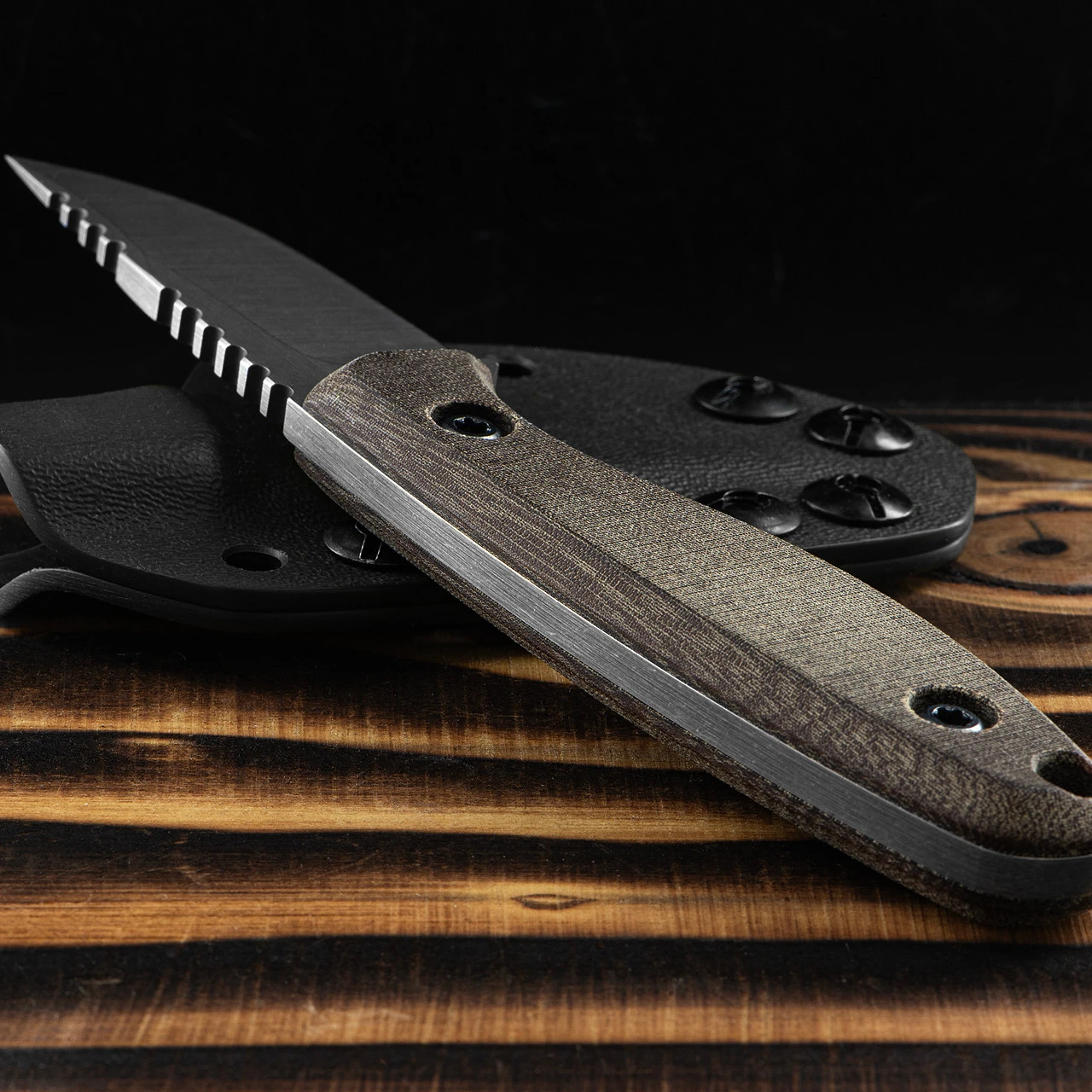 JWK Small Meridian Field Knife - Brown 1 JWK Small Meridian Field Knife - Brown