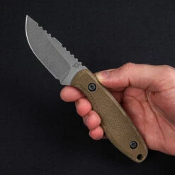 JWK Small Meridian Field Knife - Green -Outdoor Equipment Store JWK SMFFK ODG AEBL.2 85256.1690199638.1280.1280 48676.1690276216