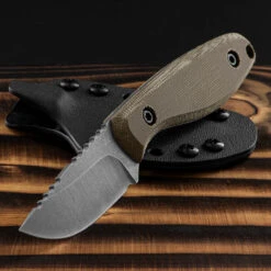 JWK Small Meridian Field Knife - Green -Outdoor Equipment Store JWK SMFFK ODG AEBL.4 56651.1690199638.1280.1280 68864.1690276216