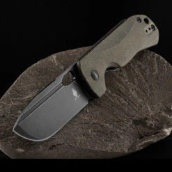 Kizer Bugai Micarta Black Folding Knife -Outdoor Equipment Store KIV3627A1.3 47302.1686756185.1280.1280 33667.1686756249