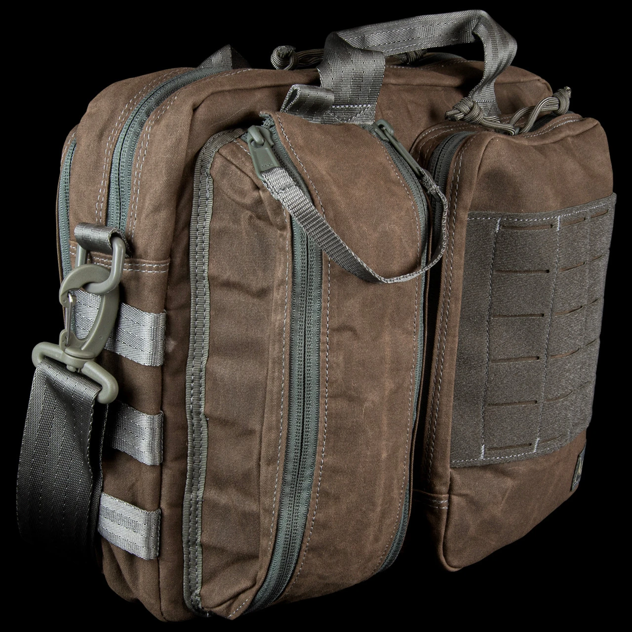 Magforce Recruit Briefcase Waxed Canvas 12 Magforce Recruit Briefcase Waxed Canvas - Image 12