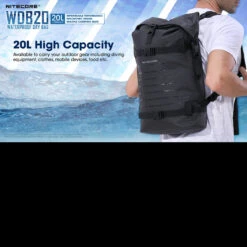 Nitecore Drybag WDB20 11 Nitecore Drybag WDB20 -Outdoor Equipment Store NITECORE WDB20det3 28715.1637858028