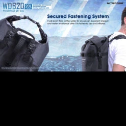 Nitecore Drybag WDB20 8 Nitecore Drybag WDB20 -Outdoor Equipment Store NITECORE WDB20det5 81876.1637858028