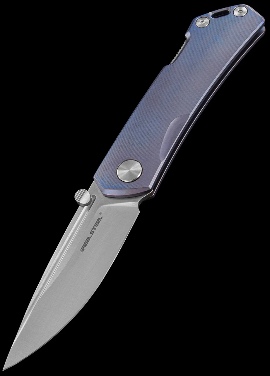 Real Steel Luna Maius Titanium Folding Knife 1 Real Steel Luna Maius Titanium Folding Knife