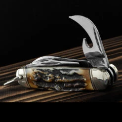 Rough Rider Kamp King Cinnamon Folding Knife -Outdoor Equipment Store RR2424.2 12150.1685442924