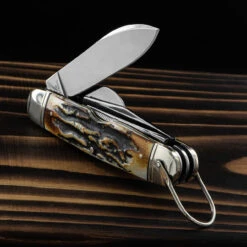 Rough Rider Kamp King Cinnamon Folding Knife -Outdoor Equipment Store RR2424.4 92880.1685442924