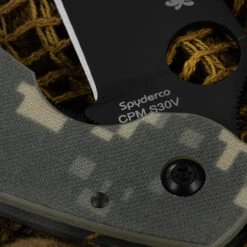 Spyderco Mili Digi Camo Black Blade Folding Knife 8 Spyderco Mili Digi Camo Black Blade Folding Knife -Outdoor Equipment Store SC36GPCMOBK.3 78866.1695729085