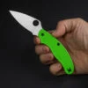 Spyderco UK Penknife Salt Green