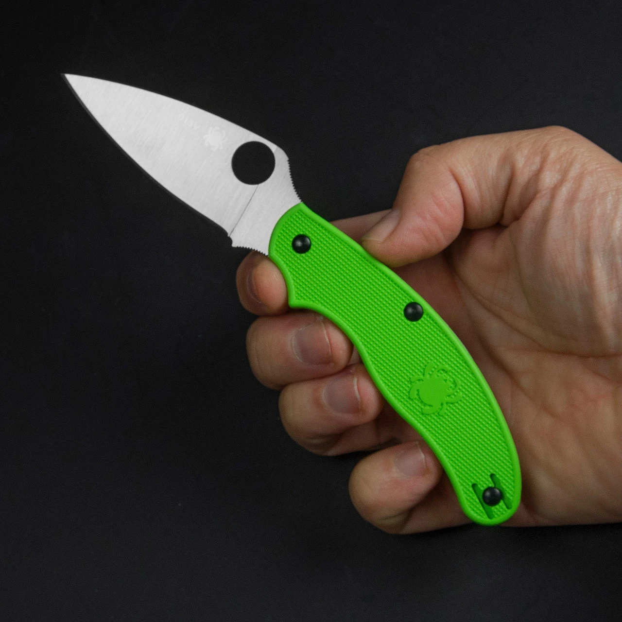 Spyderco UK Penknife Salt Green 1 Spyderco UK Penknife Salt Green