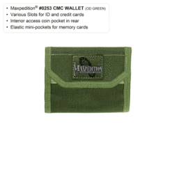 Maxpedition C.M.C. Wallet -Outdoor Equipment Store c.m.c 81932.1662129659