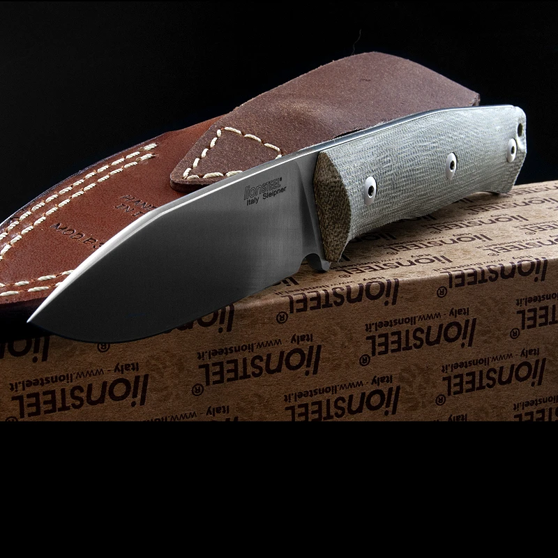 Lion Steel Bushcraft B35 Micarta Green 3 Lion Steel Bushcraft B35 Micarta Green - Image 3