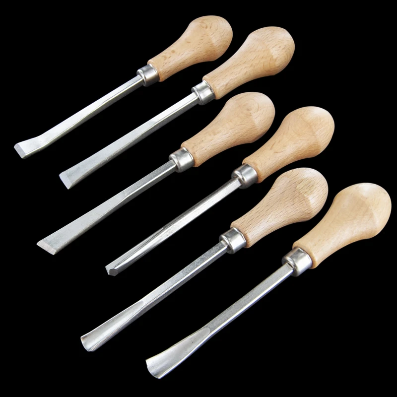 Excel Blades Deluxe 6-Piece Woodcarving Set 2 Excel Blades Deluxe 6-Piece Woodcarving Set - Image 2
