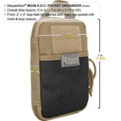 Maxpedition Pocket Organiser EDC -Outdoor Equipment Store maxp 246det5 94372.1673266819