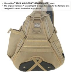 Maxpedition Monsoon Gearslinger -Outdoor Equipment Store maxp 410det 51684.1662130625