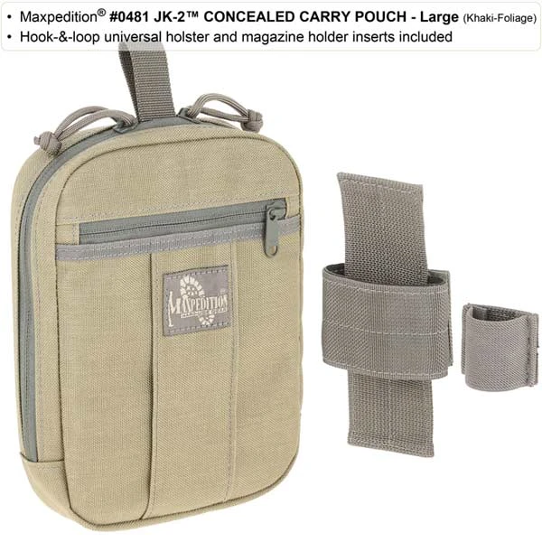 Maxpedition JK-2 Large Carry Pouch 5 Maxpedition JK-2 Large Carry Pouch - Image 5