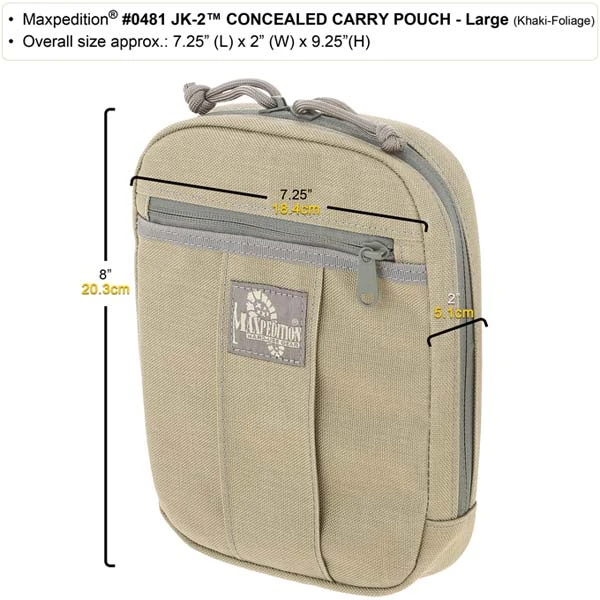 Maxpedition JK-2 Large Carry Pouch 3 Maxpedition JK-2 Large Carry Pouch - Image 3