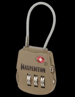 Maxpedition Tactical Luggage Lock -Outdoor Equipment Store maxp tsalock4det 91982.1587381779