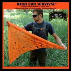 Survival Metrics Head For Survival Bandanna -Outdoor Equipment Store methsdet 25033.1588255538