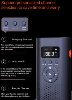 Nextool Hand Crank Radio -Outdoor Equipment Store nextoolradiodet 51883.1672316038