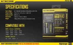 Nitecore Digicharger D2 -Outdoor Equipment Store nitecore d2det 2 93905.1601641378