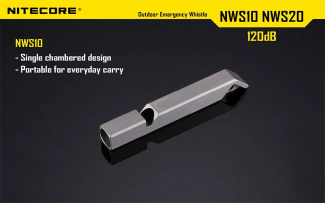 Nitecore Single Chamber Whistle 4 Nitecore Single Chamber Whistle - Image 4