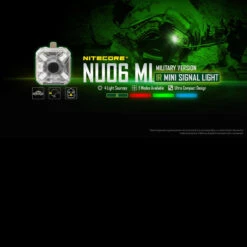 Nitecore NU06MI Mini Signal Light Military Version -Outdoor Equipment Store nu06military 10416.1670928066