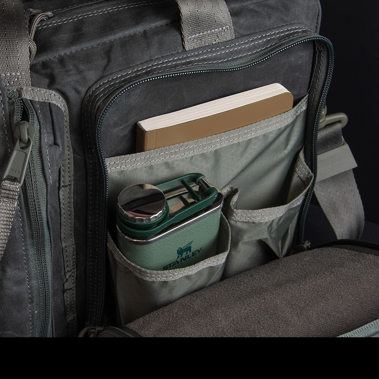 Magforce Recruit Briefcase Waxed Canvas 2 Magforce Recruit Briefcase Waxed Canvas - Image 2