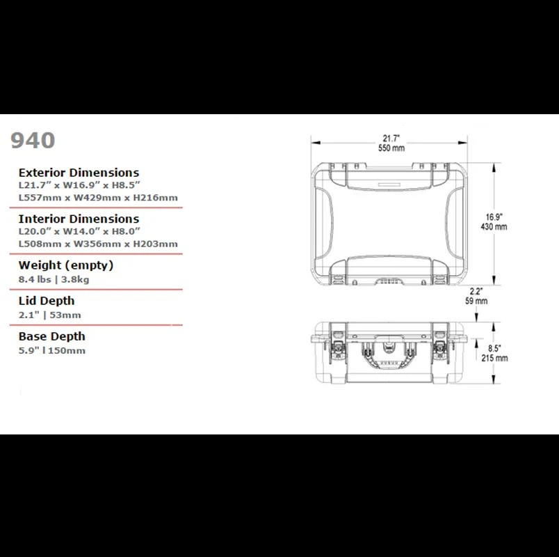 Wicked Edge Hard Carry Case 1 Wicked Edge Hard Carry Case